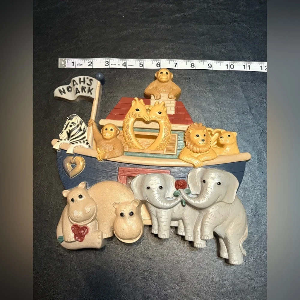 Vintage 1995 Home Interior Noahs Ark Kids Wall Decor Home Interiors #7623